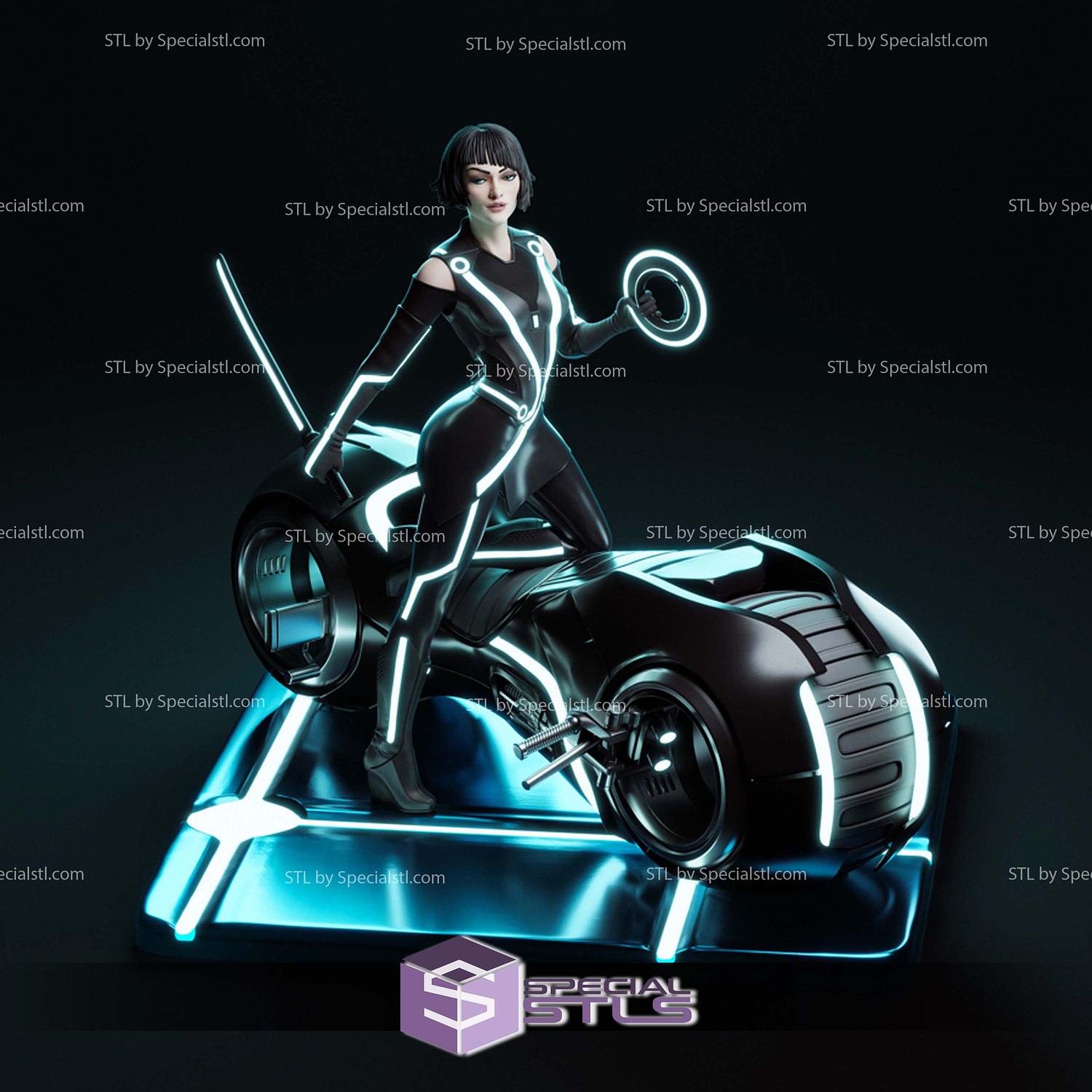 Quorra Neon Motor 3D Printer Files STL Model — view 5