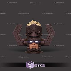 Basic STL Collection Galactus Popcorn Bucket 3D Model