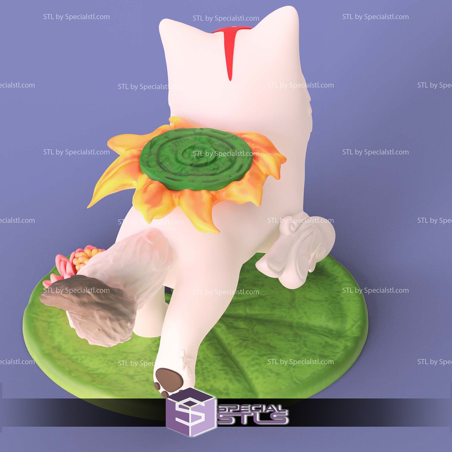 Simple STL Collection - Chibi Okami 3D Printer Files Model — view 2