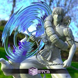 Toji Fushiguro Battle 3D Model Sculpture STL Model