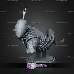 Spider Punk Tick Tock Bust 118mm STL Files 3D Model