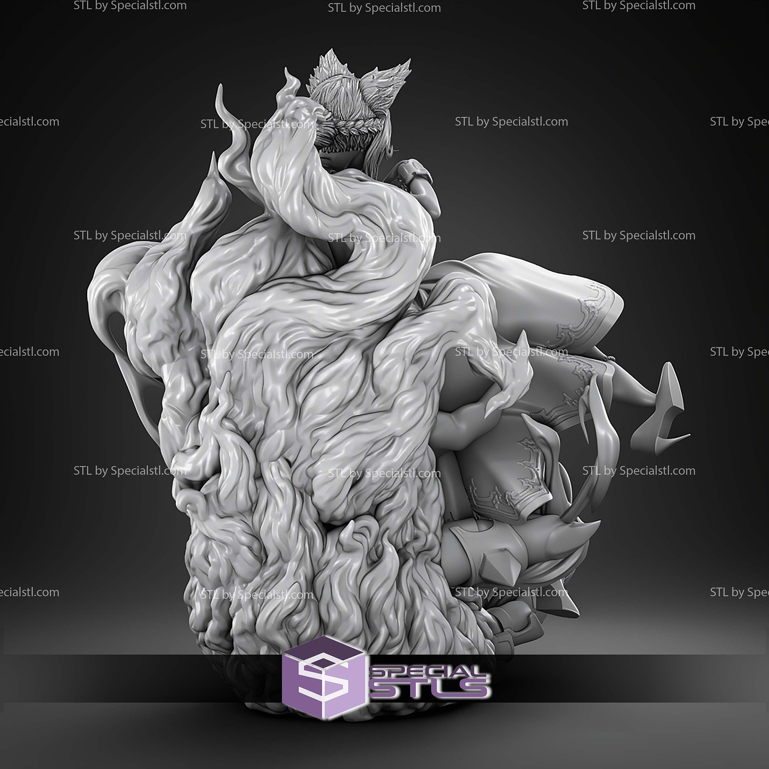 Fraux Granblue Fantasy STL Files 3D Model — view 2