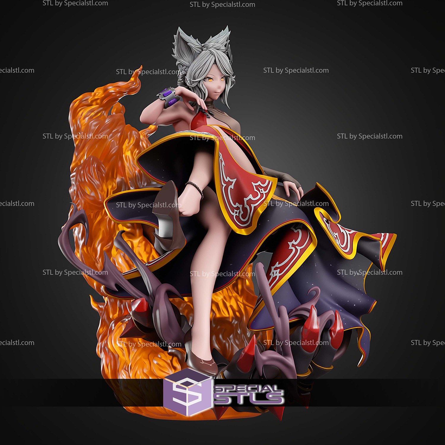 Fraux Granblue Fantasy STL Files 3D Model — view 3