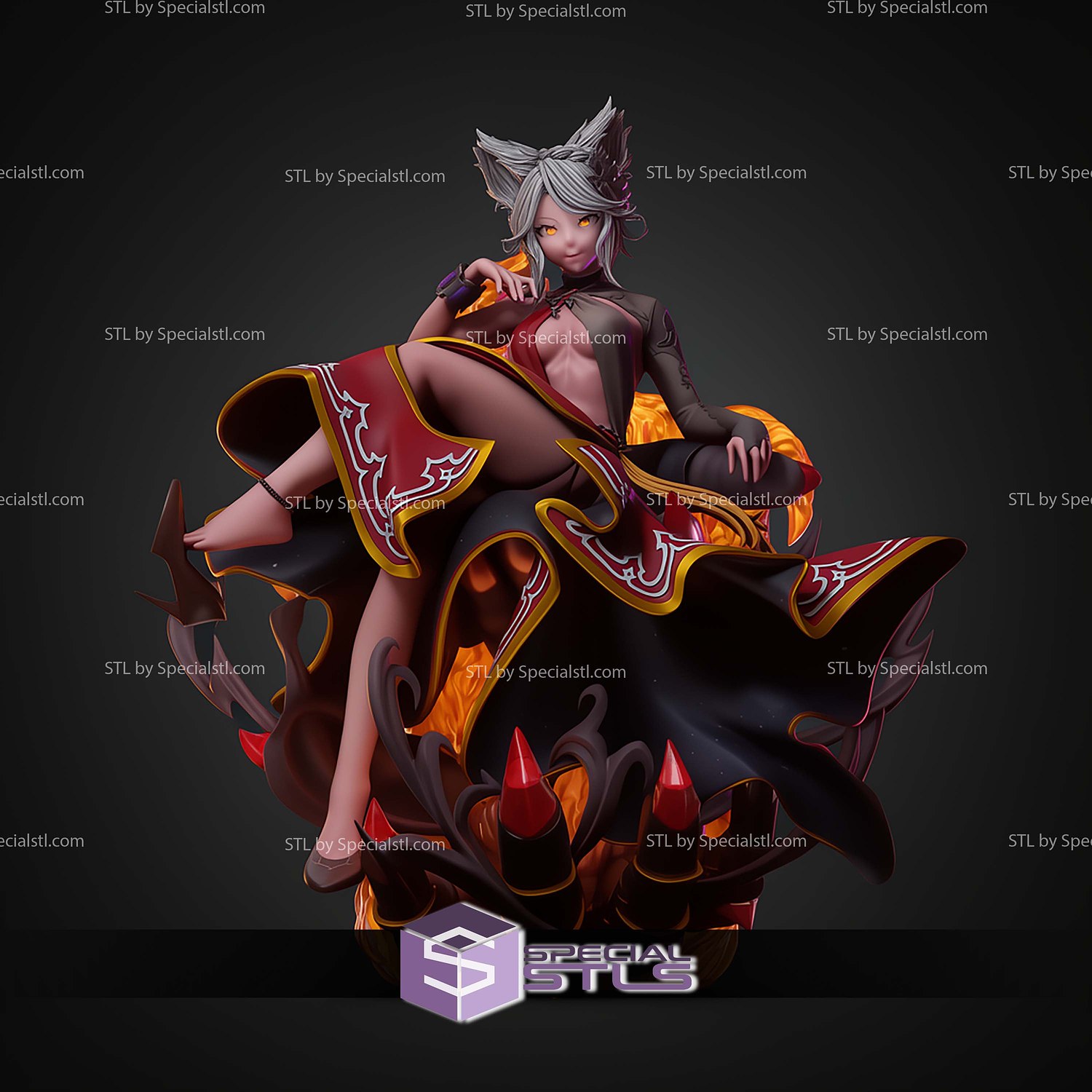 Fraux Granblue Fantasy STL Files 3D Model — view 5