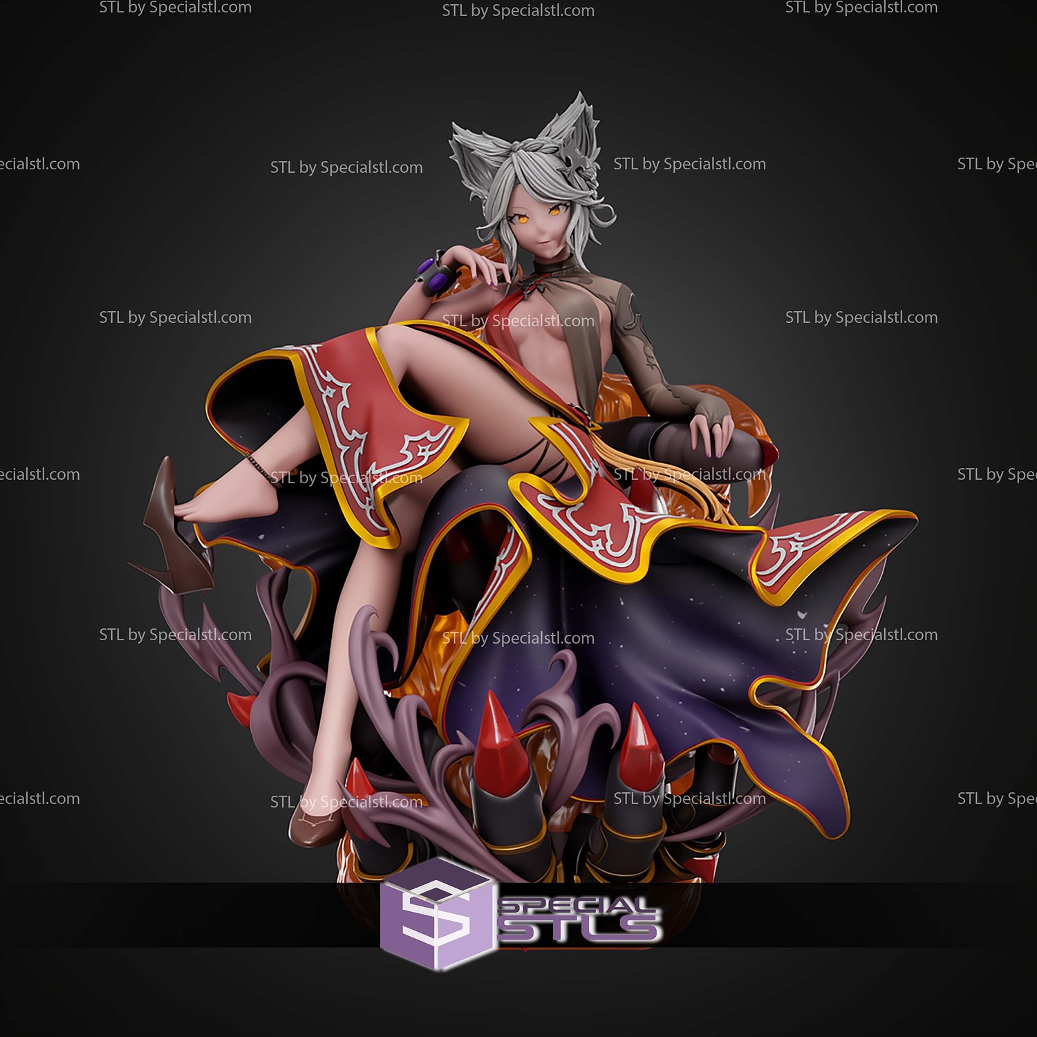 Fraux Granblue Fantasy STL Files 3D Model — view 6
