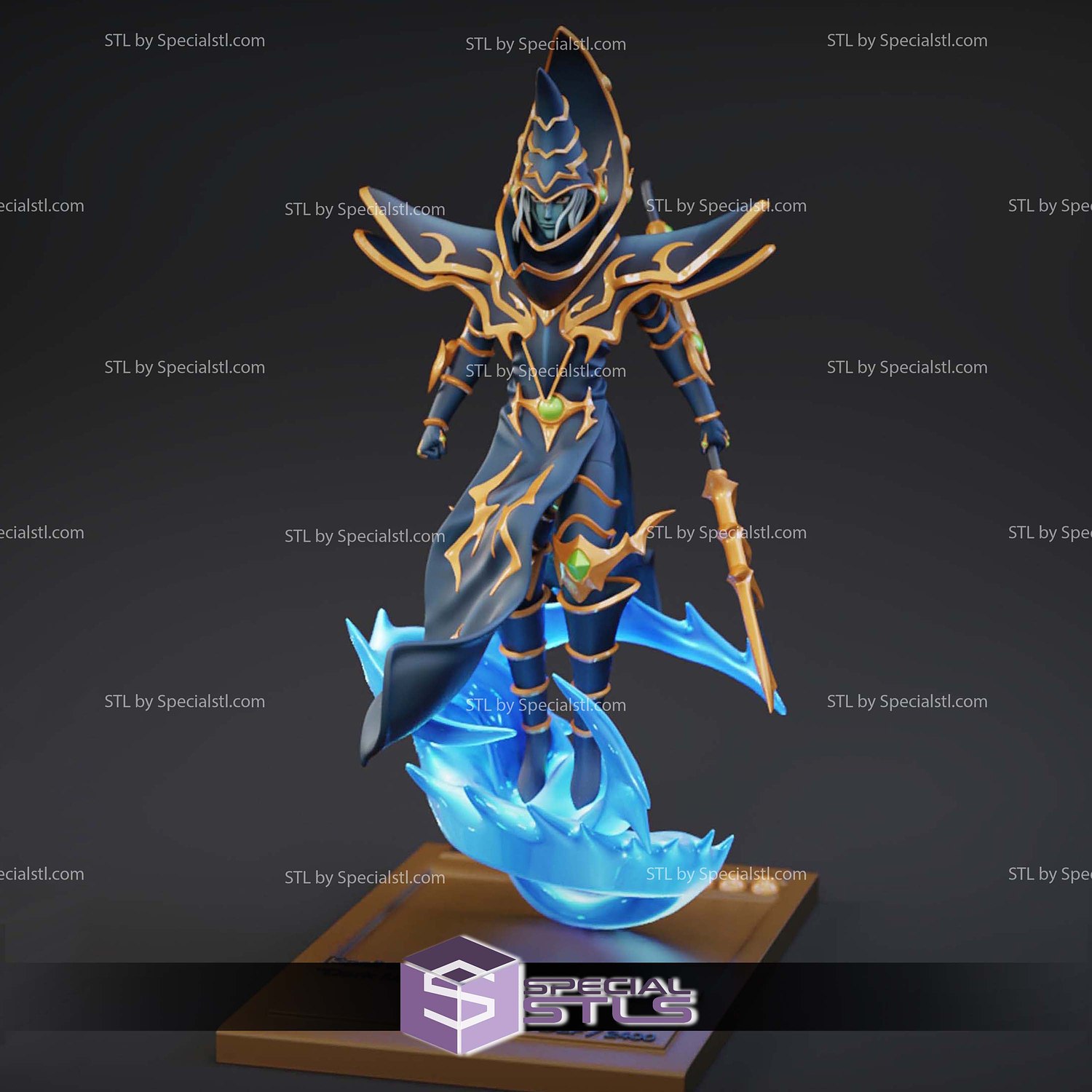 Dunkler Paladin Yugioh Digital STL Files 3D Model — view 3