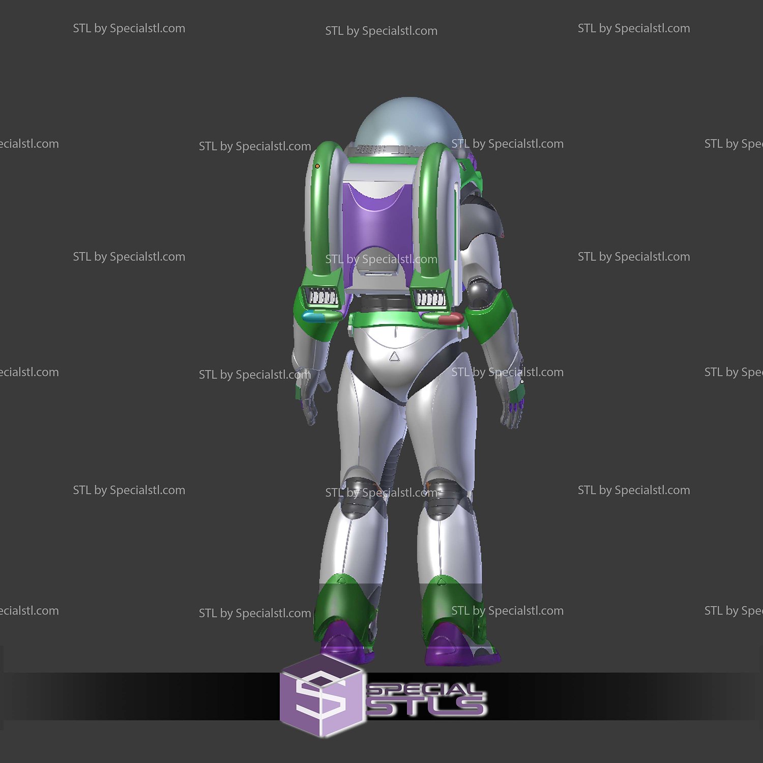 Cosplay STL Files Lightyear Armor Concept Art 3D Model — view 2