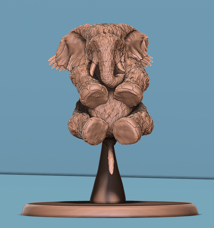 Hollyphant 3D STL Model