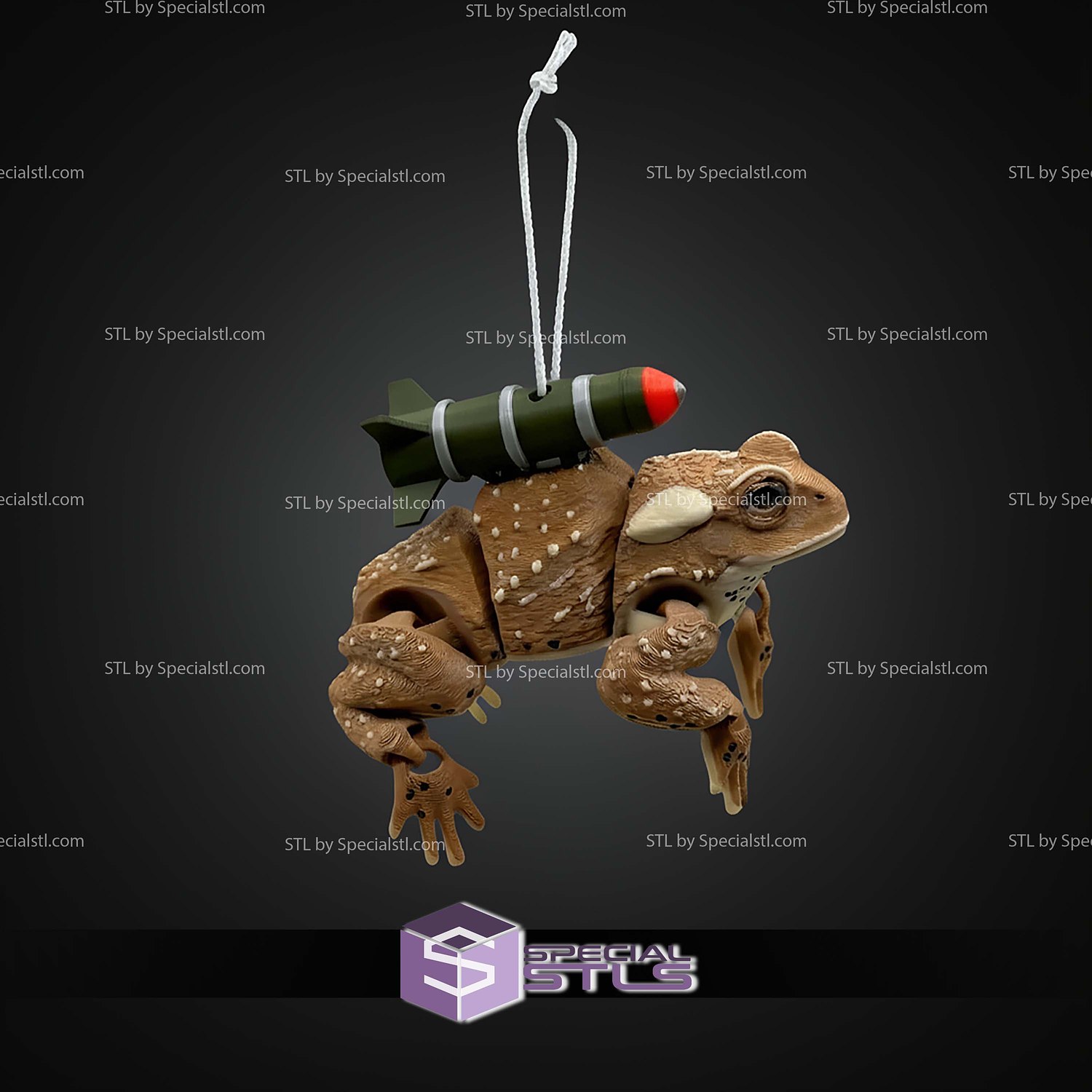 Basic STL Missile Toad Holliday 3D Model — view 3