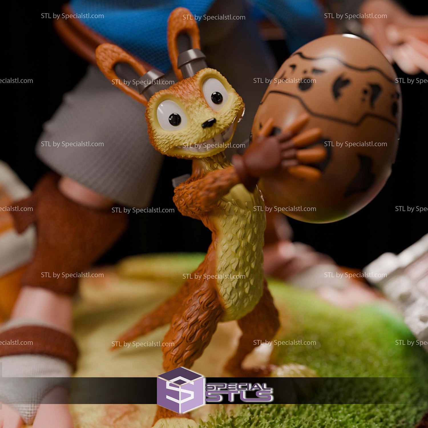 Jak and Daxter the Game STL Files 3D Model — view 2