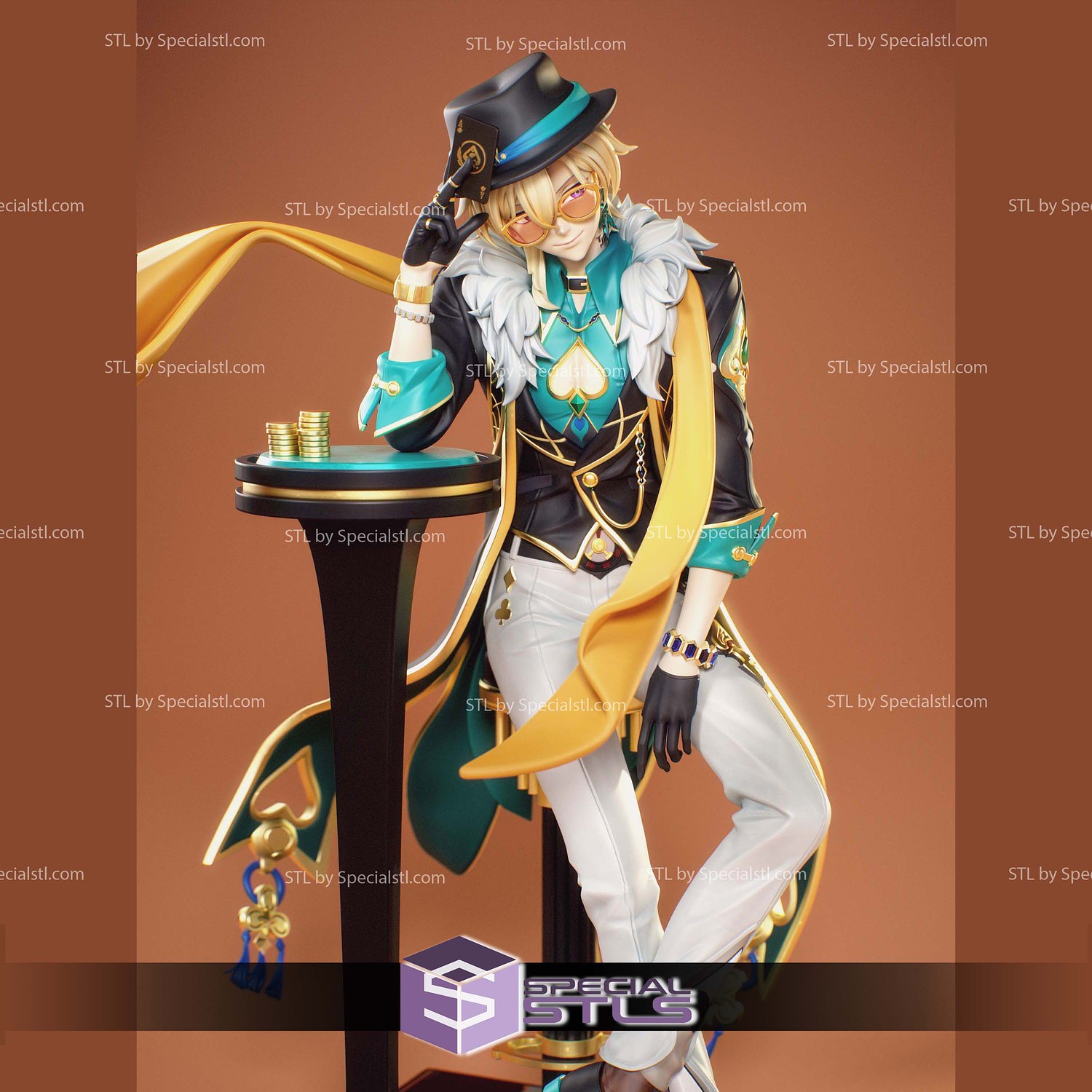 Aventurine Honkai Star Rail 3D Printer Files STL Model — view 4