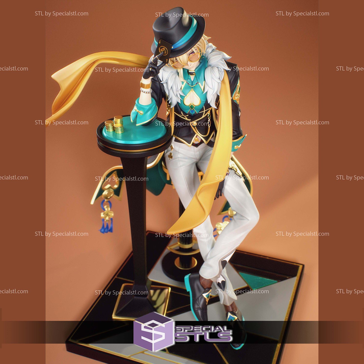 Aventurine Honkai Star Rail 3D Printer Files STL Model — view 5
