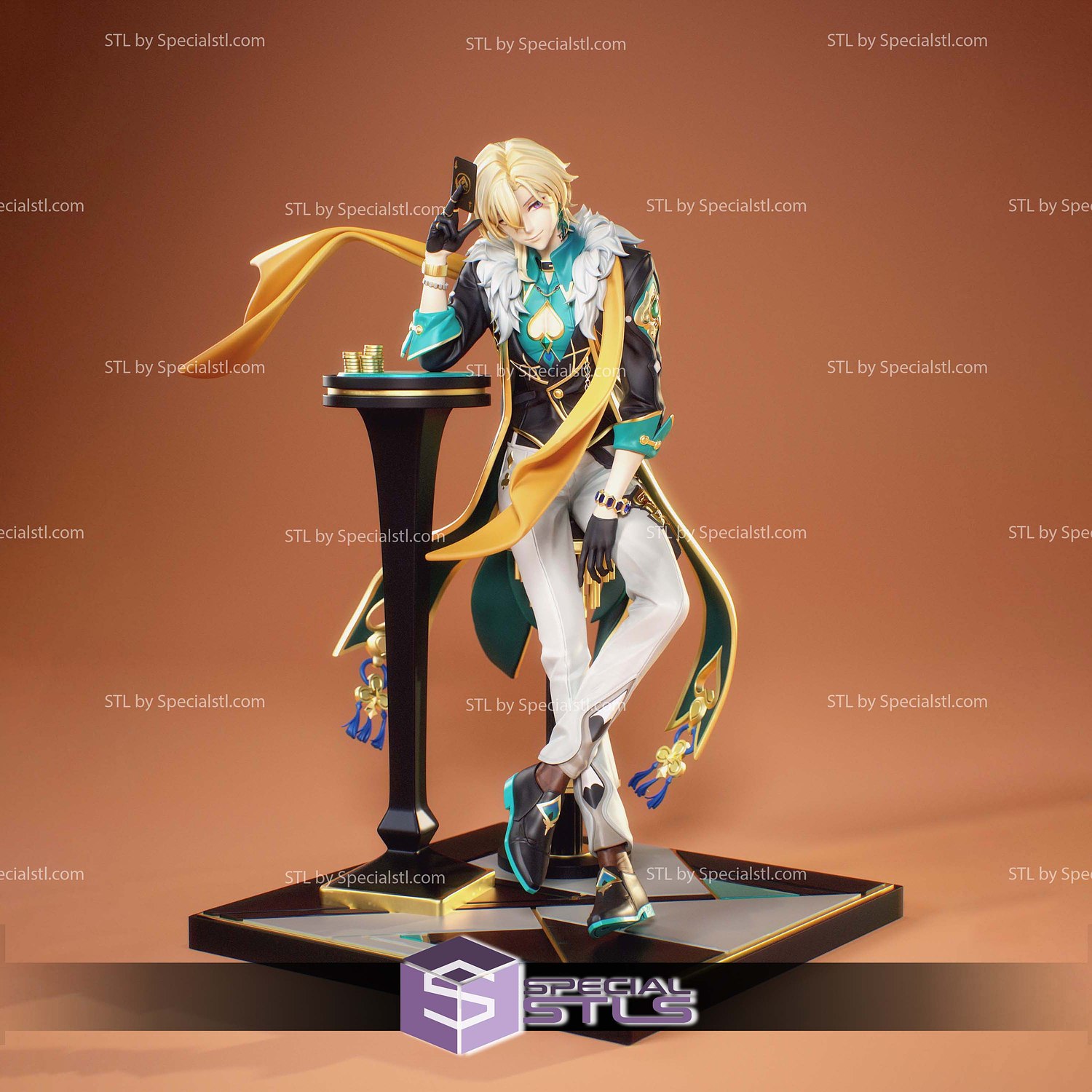 Aventurine Honkai Star Rail 3D Printer Files STL Model — view 6