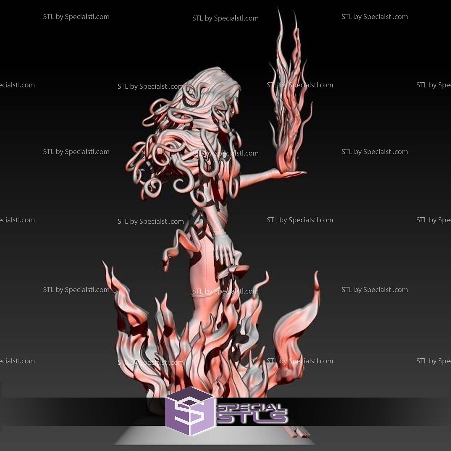 Phoenix Jean Grey Standalone 3D Printer Files STL Model — view 3