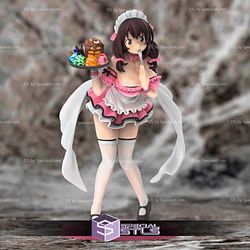 Konosuba YunYun Maid 3D Model Sculpture STL Model