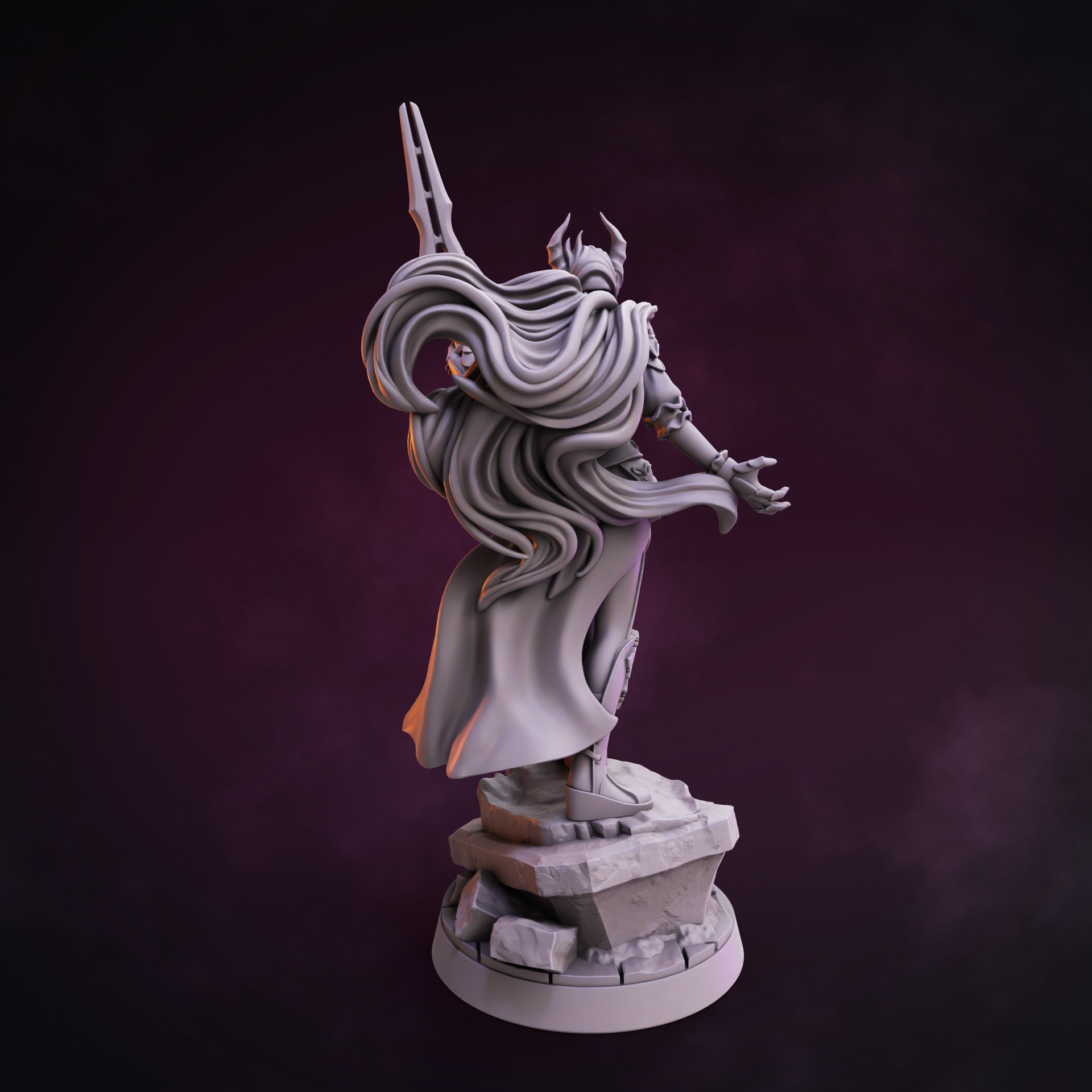 The Last Guardian | Arcane Knight Tabletop Mini | Valkyrie 3D STL Model