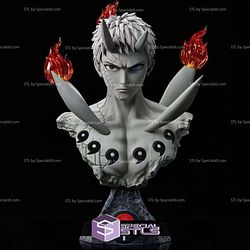 Obito Uchiha 6 Path Bust 3D Printer Files STL Model