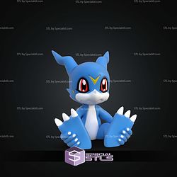 Super Basic STL Veemon Digimon 3D Model