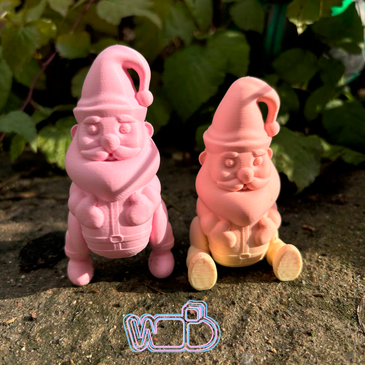santa articualted 3D OBJ Model — view 3
