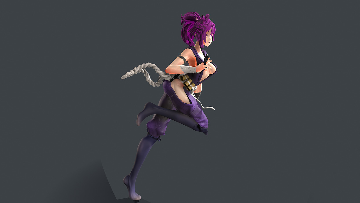 Yuzuriha Hell Paradise 3D STL Model — view 5