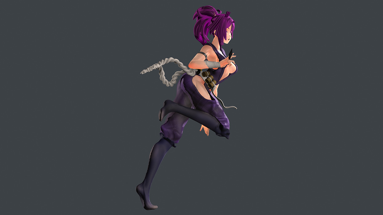 Yuzuriha Hell Paradise 3D STL Model — view 6