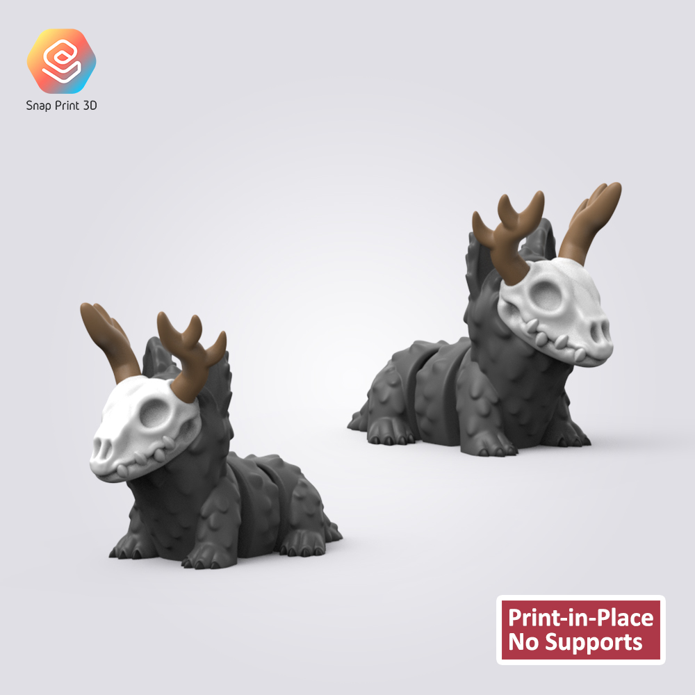 Flexi Wendigo 3D STL Model