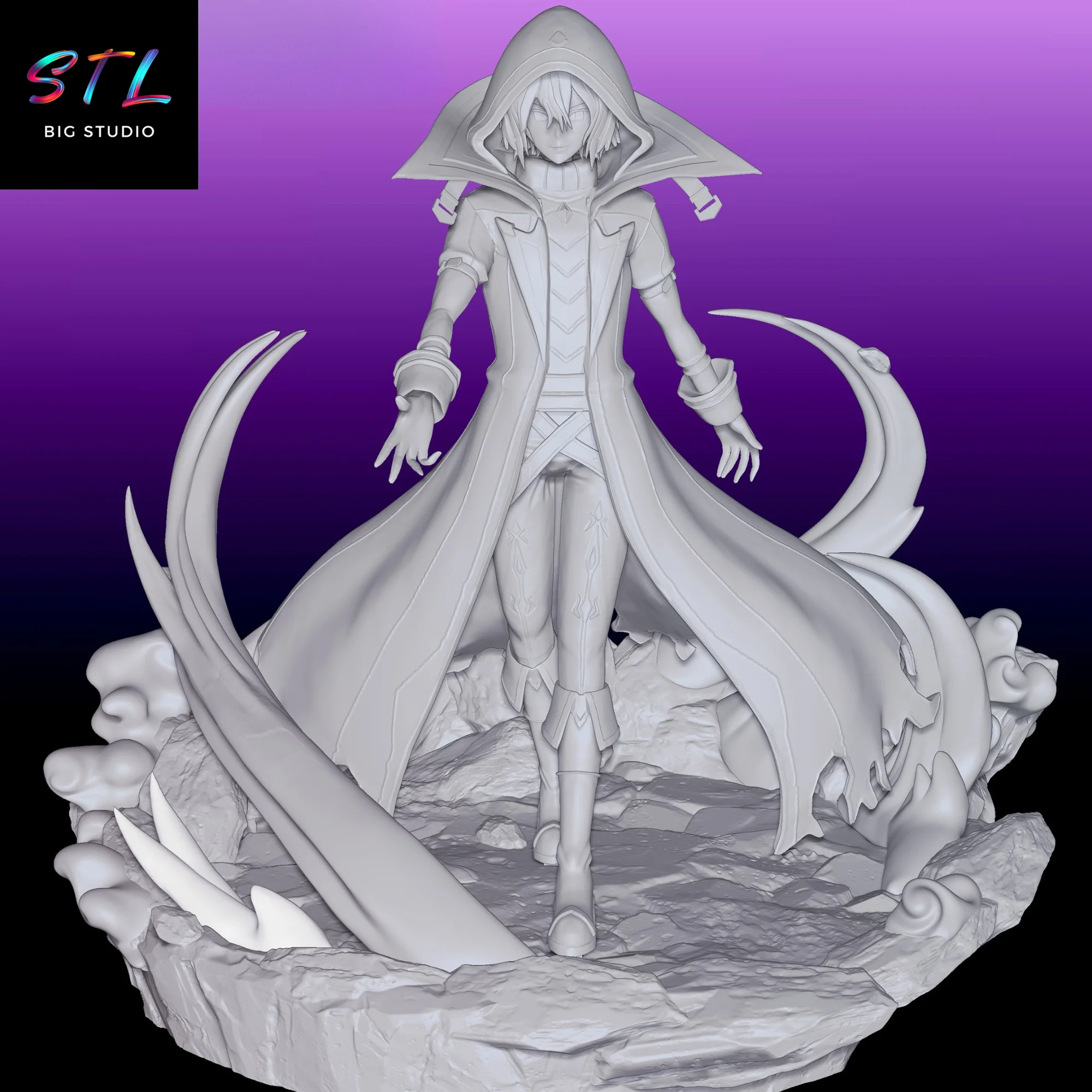Cid Kagenou STL | The Eminence in Shadow | 3D Printable Model Model — view 4