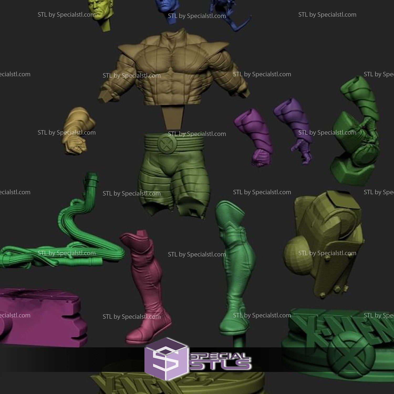 Colossus Sentinel Hand 3D Printer Files STL Model — view 3
