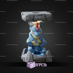 Pokemon Clone Lab Colletion Croconaw STL Files 3D Model