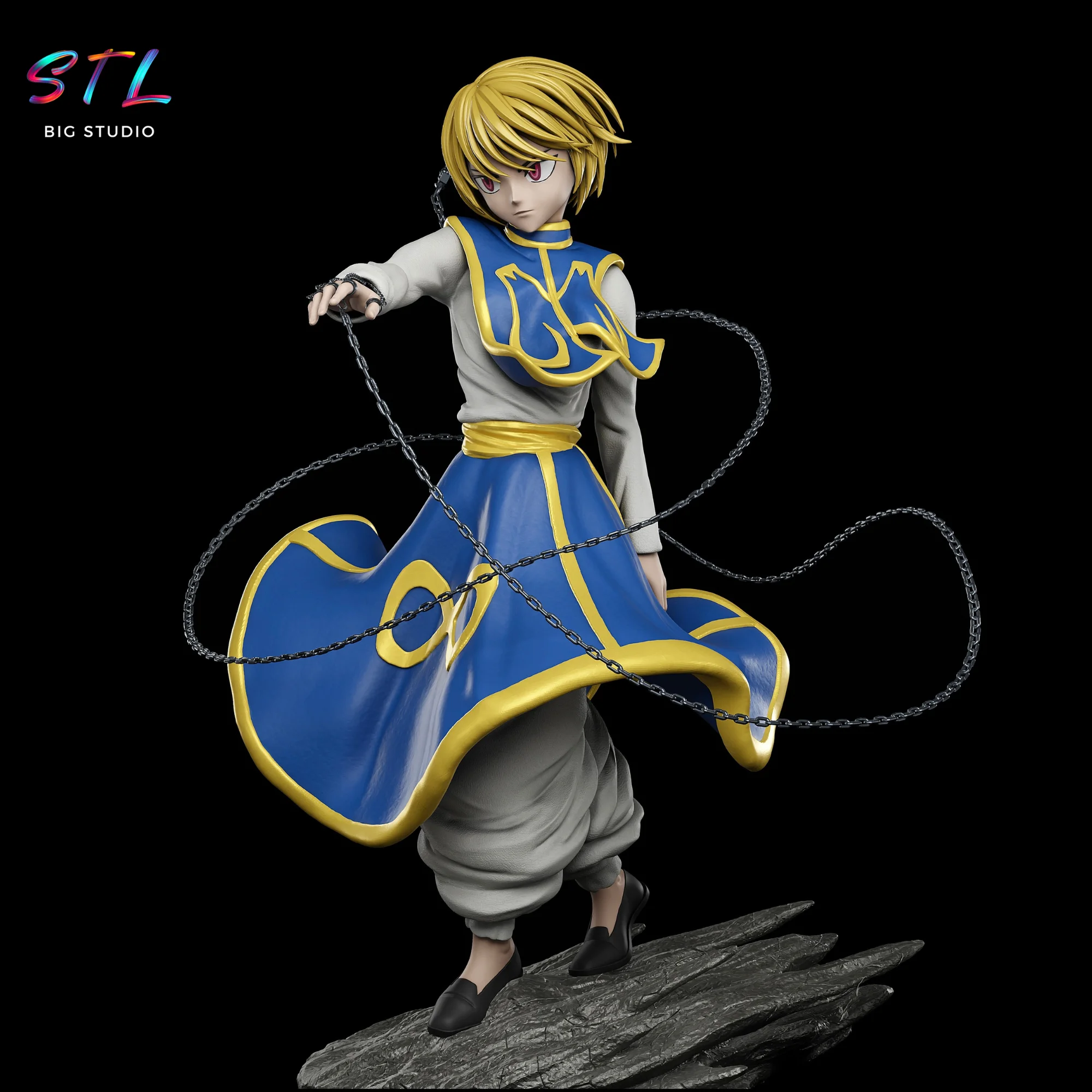 Kurapika STL | 3D Printable Model | Hunter x Hunter Model — view 2