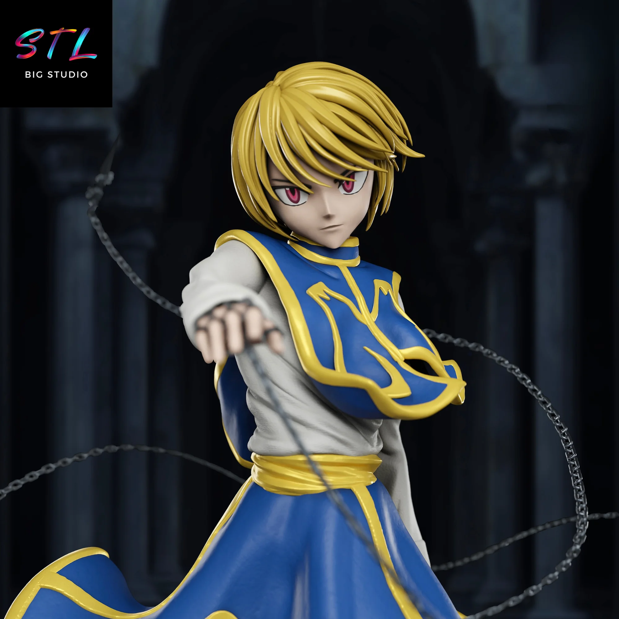 Kurapika STL | 3D Printable Model | Hunter x Hunter Model — view 4
