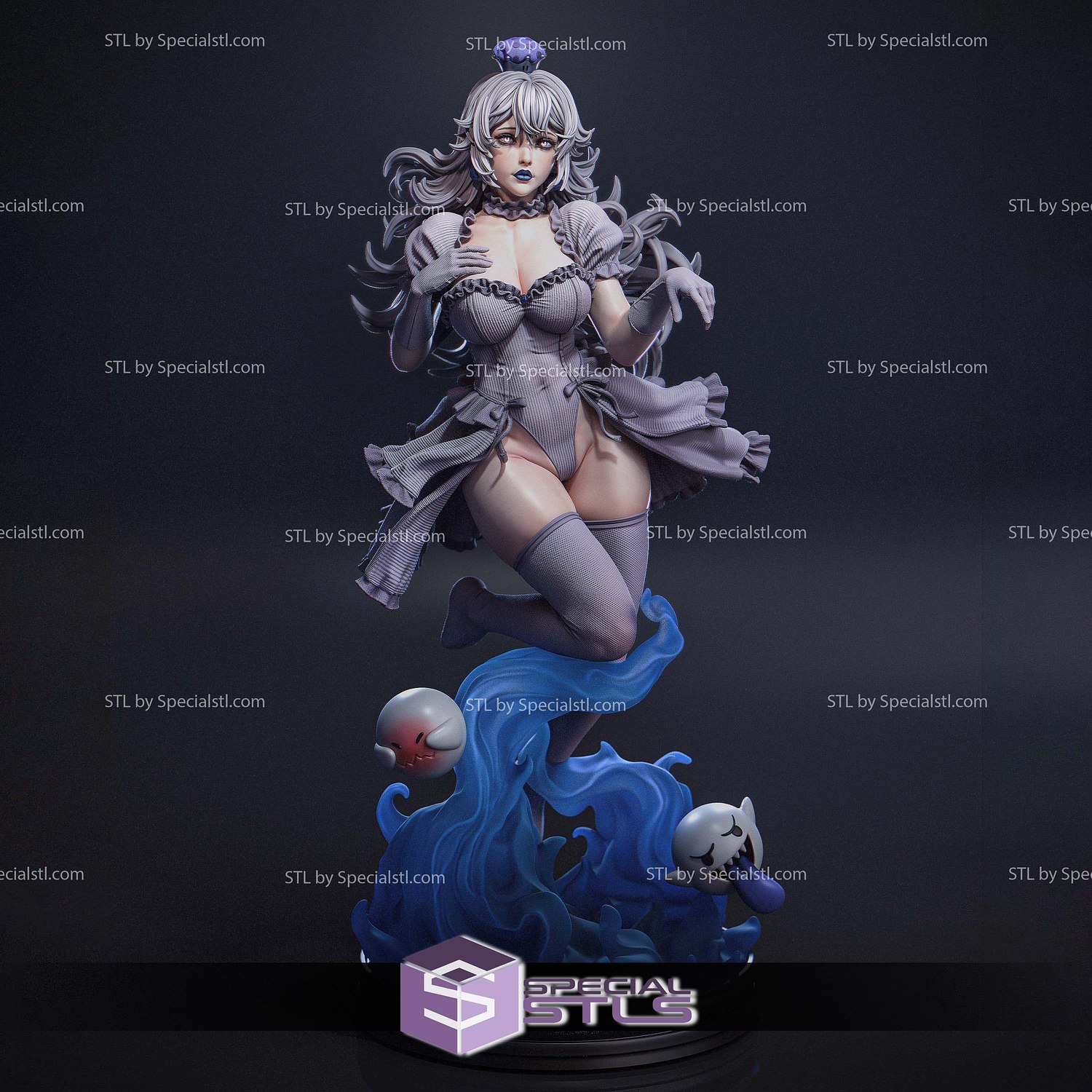 Boosette Ghost Vibe 3D Printer Files STL Model — view 4