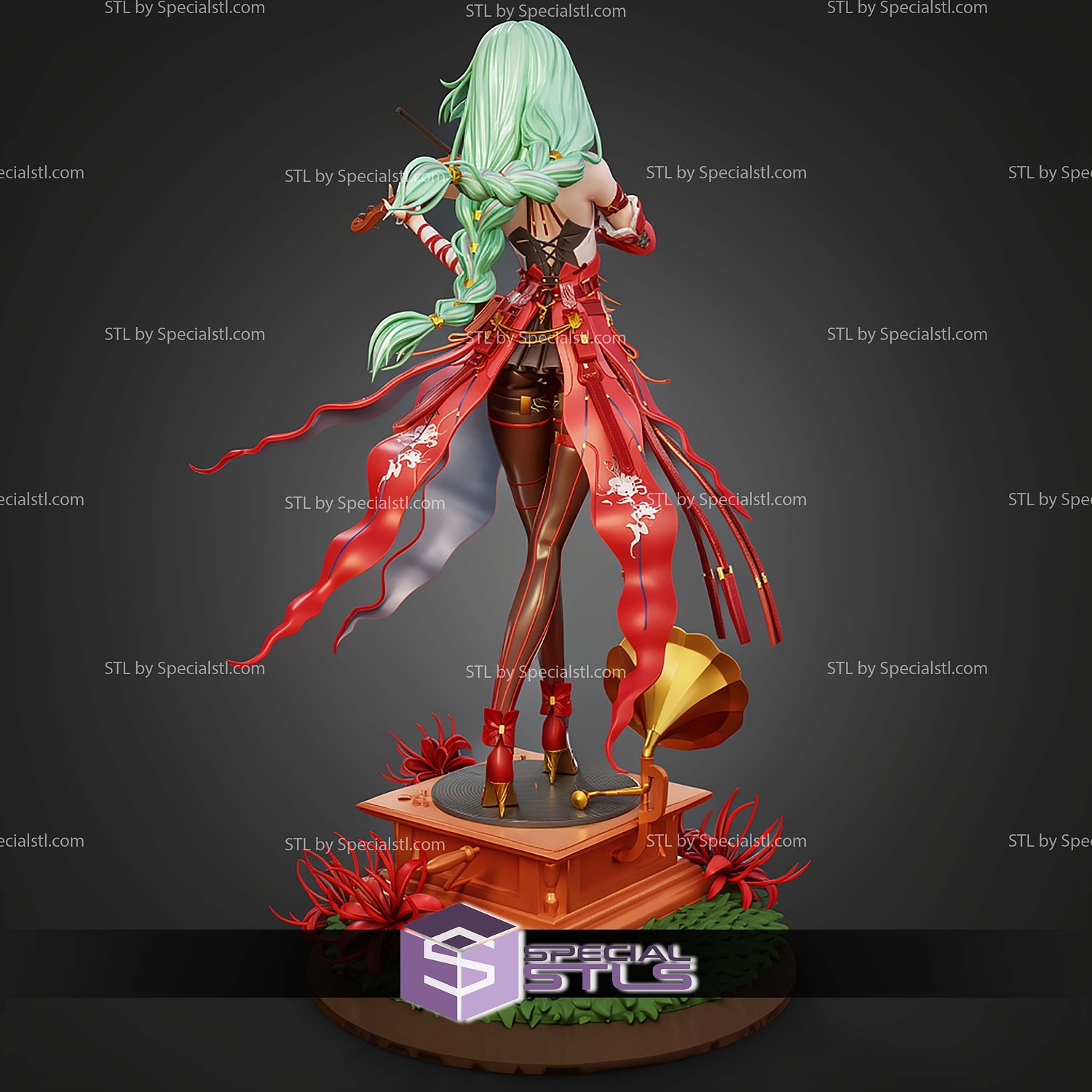 Phrolova Wuthering Waves STL Files 3D Model — view 4