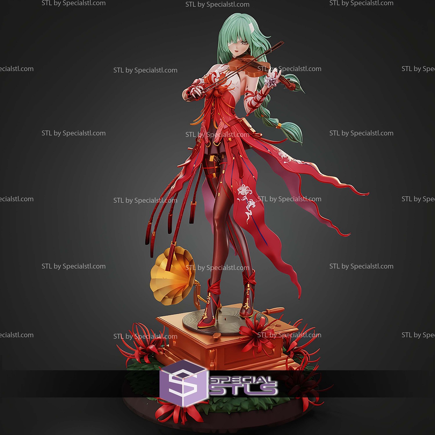 Phrolova Wuthering Waves STL Files 3D Model — view 5