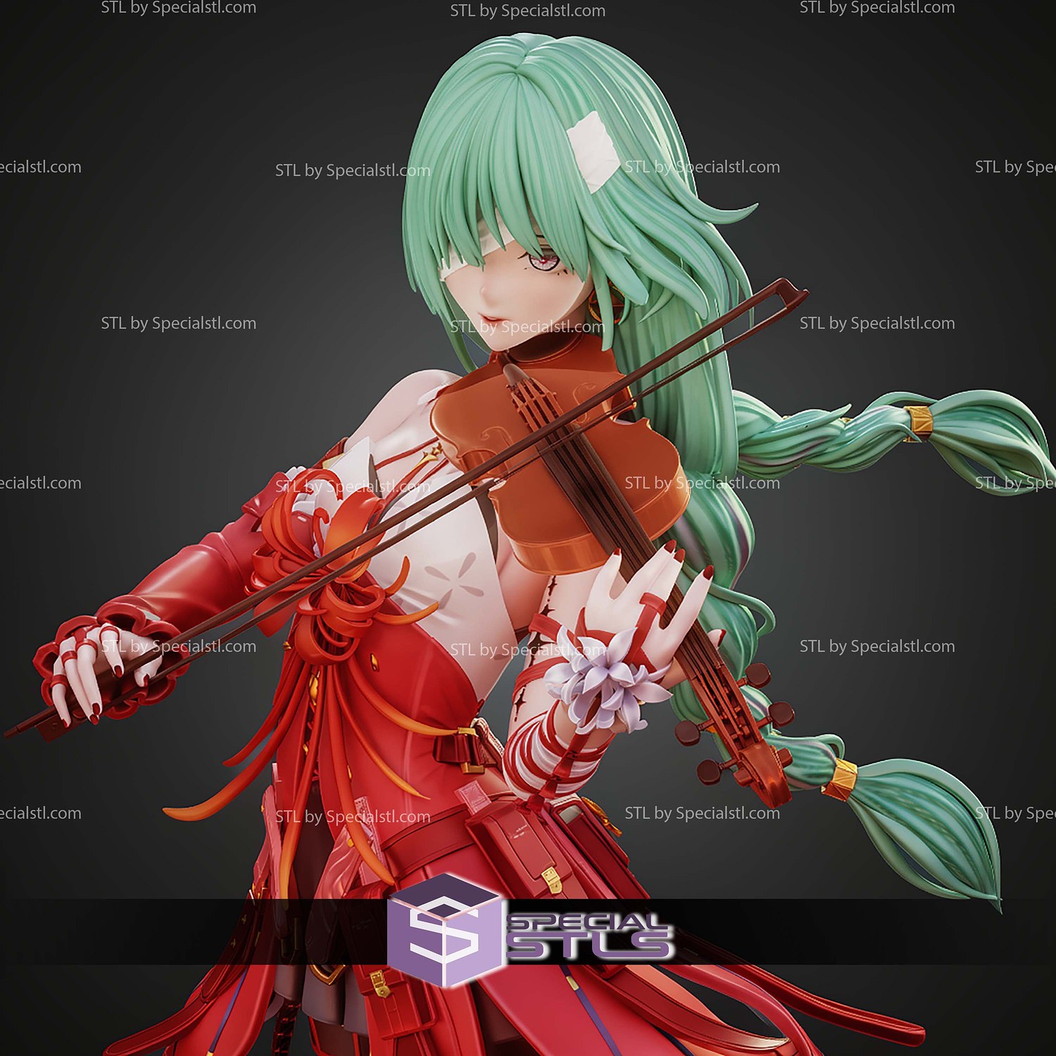 Phrolova Wuthering Waves STL Files 3D Model — view 6