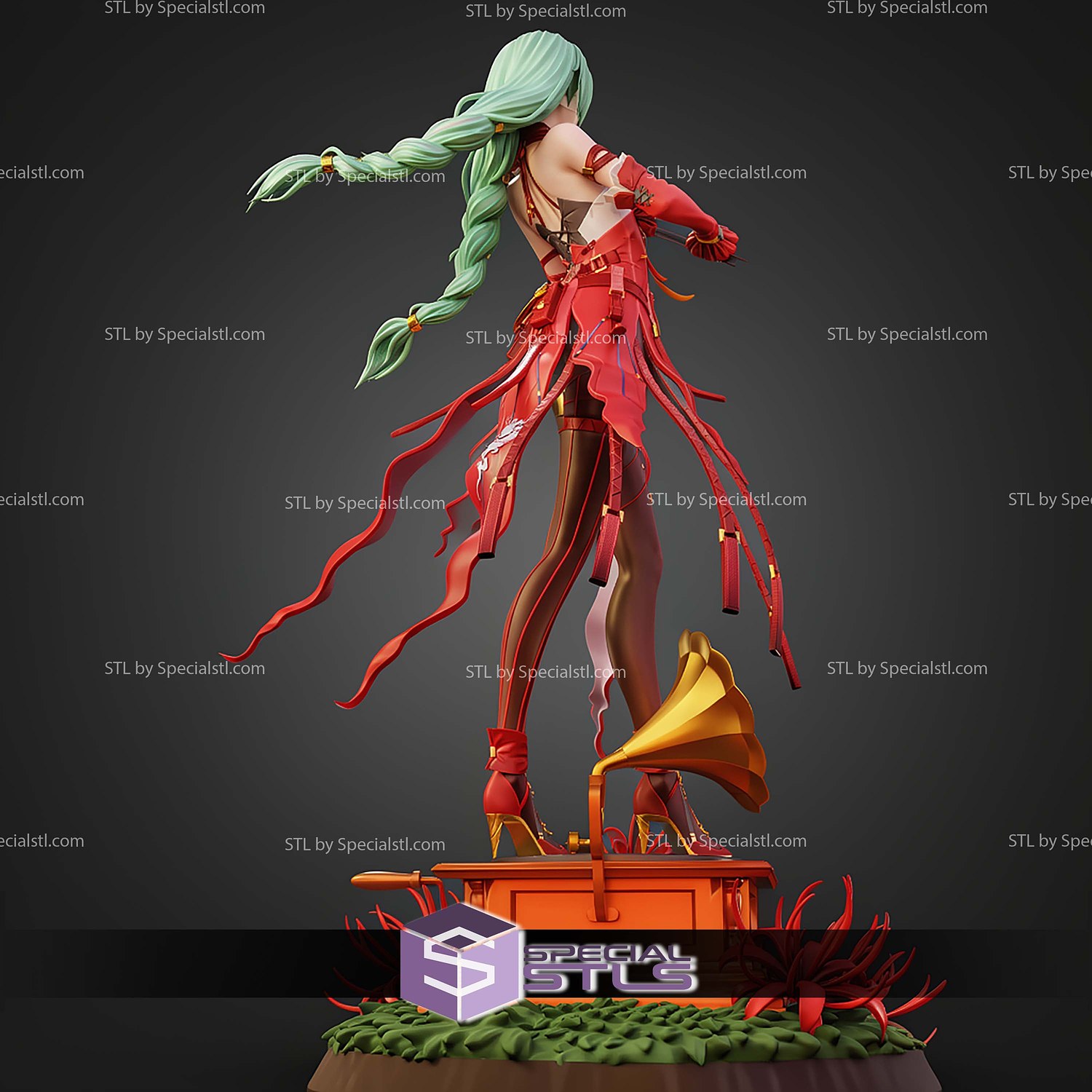 Phrolova Wuthering Waves STL Files 3D Model — view 8