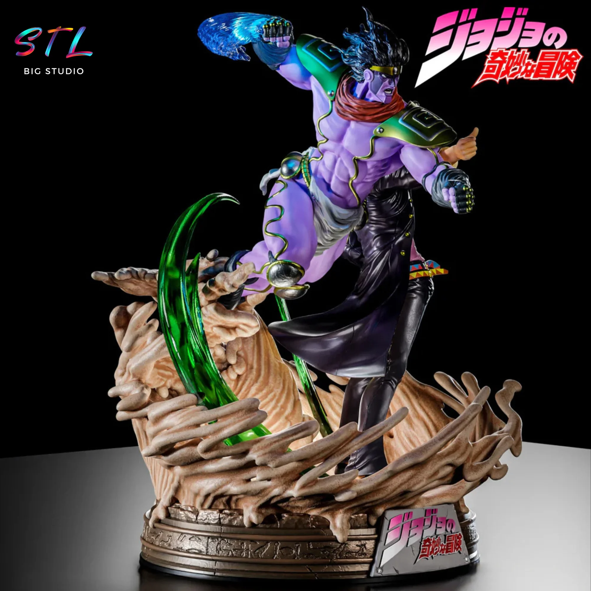 Jotaro Kujo & Star Platinum STL | JoJo’s Bizarre Adventure | 3D Printable Diorama Model — view 3