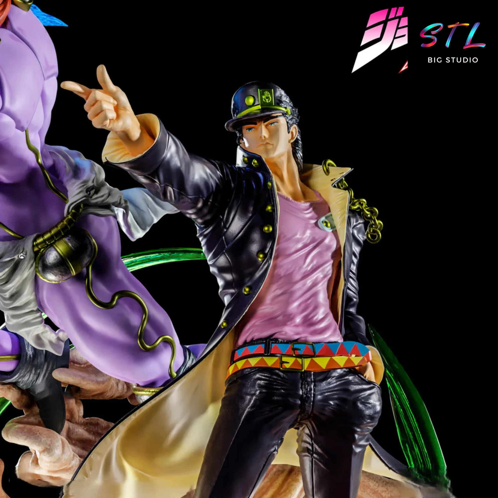 Jotaro Kujo & Star Platinum STL | JoJo’s Bizarre Adventure | 3D Printable Diorama Model — view 4