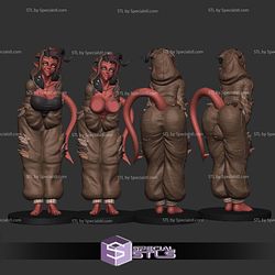 Pin Up Girl Collection - Sleepover Karlach STL Files 3D Model