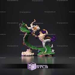 Luffy And Lucci Diorama STL Files 3D Model