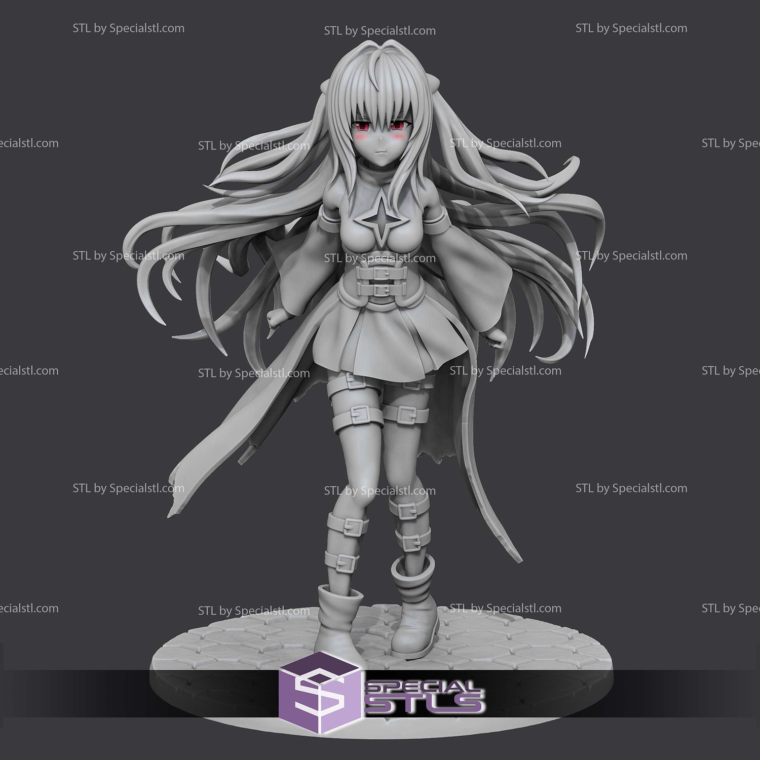 Konjiki No Yami Golden Darkness Sculptures 3D Printing STL Model — view 2