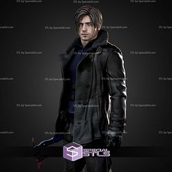 Leon Residual Evil Requiem 1-6 STL Files 3D Model