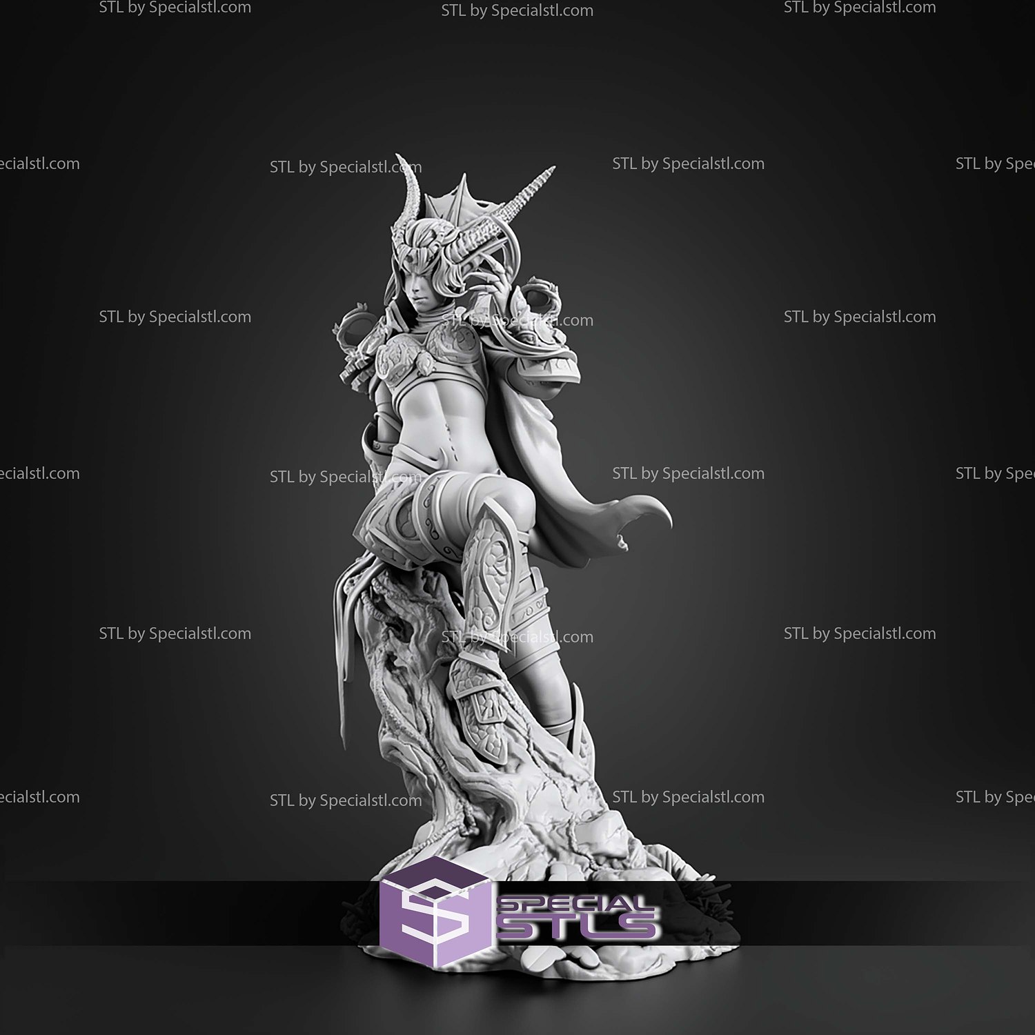 Ysera 199mm Warcraft STL Files 3D Model — view 5