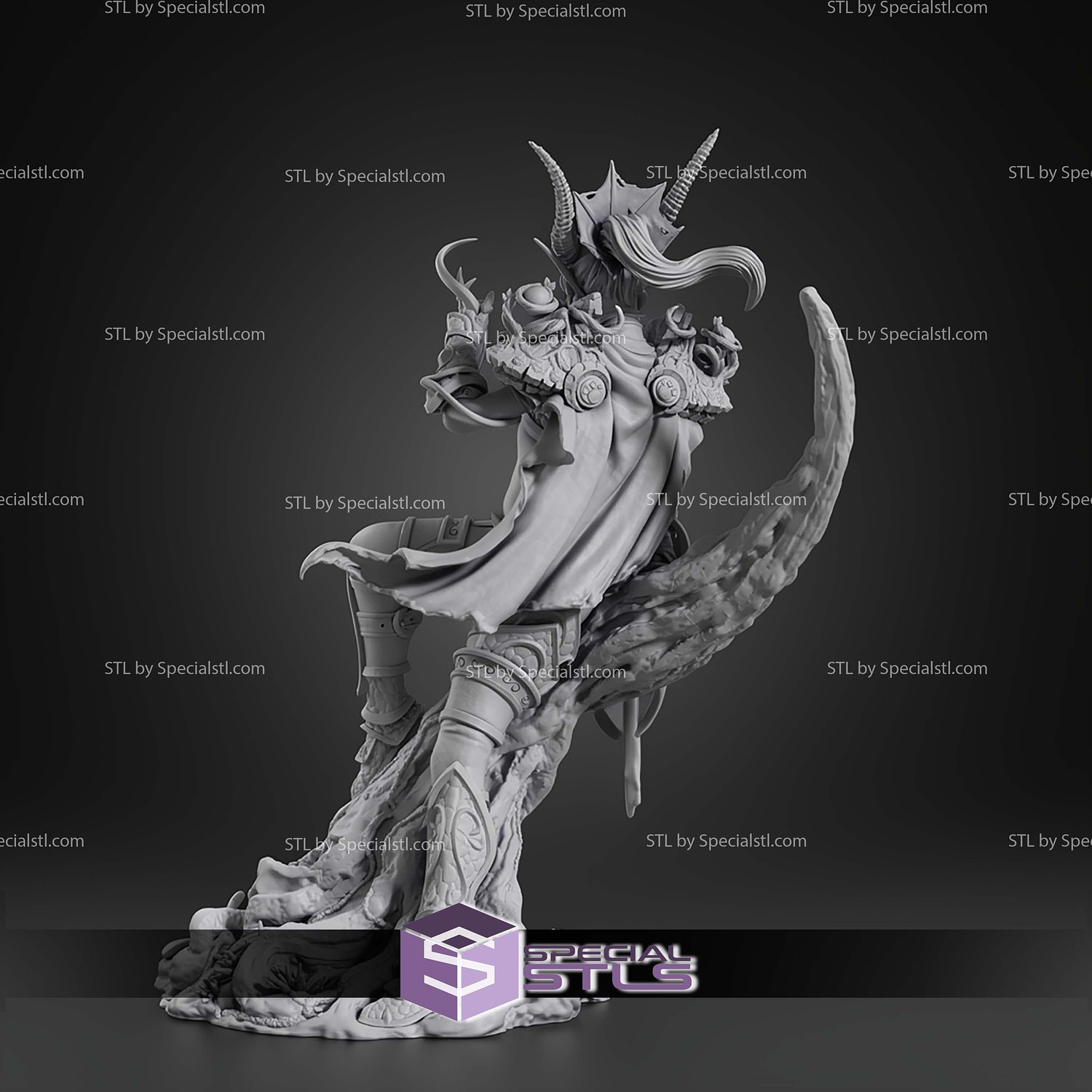 Ysera 199mm Warcraft STL Files 3D Model — view 6