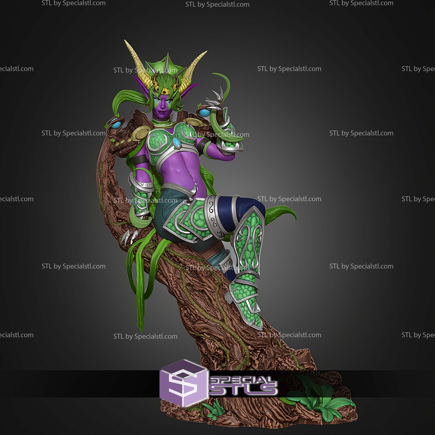 Ysera 199mm Warcraft STL Files 3D Model — view 7