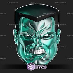 Custom Head STL Collection - Colossus 97s Angry 3D Model