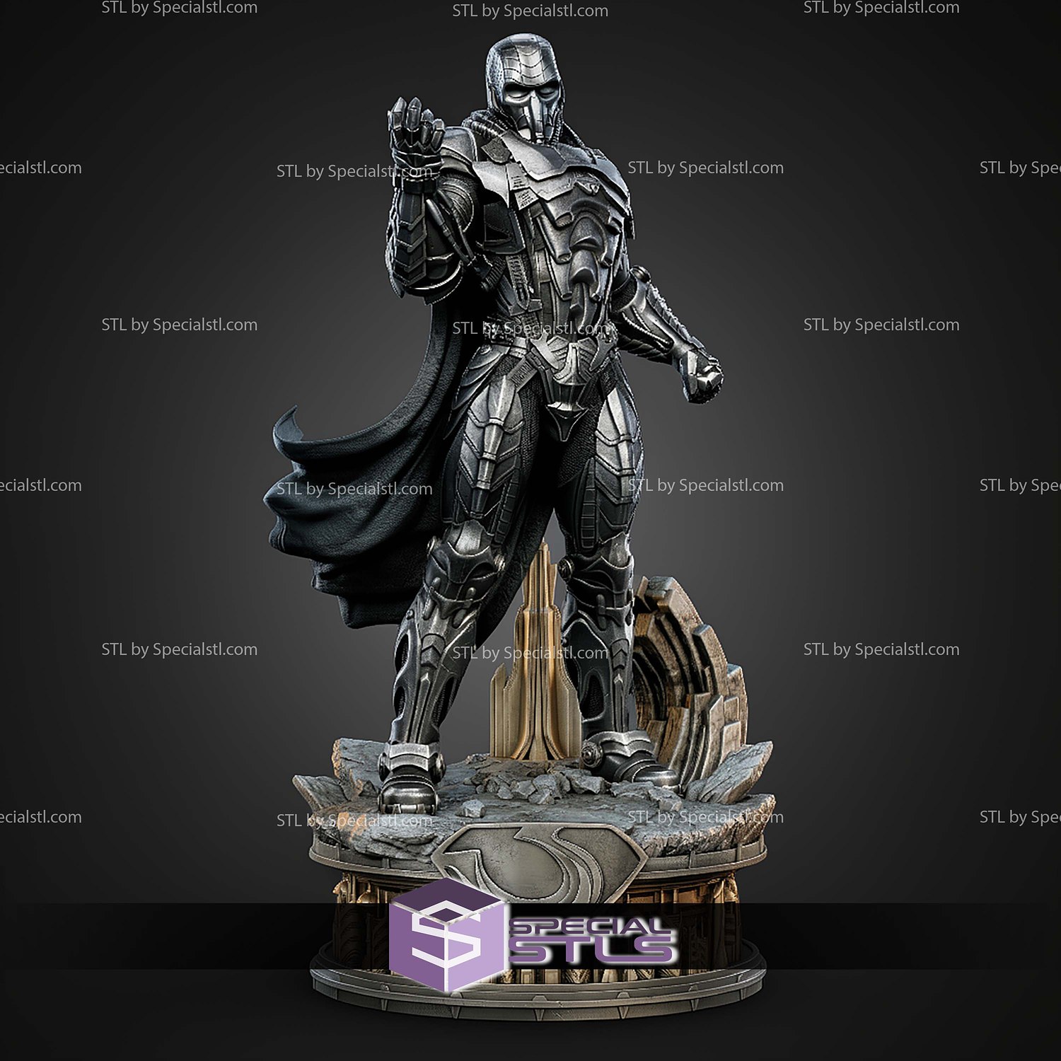 General Zod 425mm STL Files 3D Model — view 2