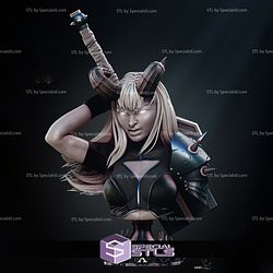 Magik Angry Bust X Men 3D Printer Files STL Model