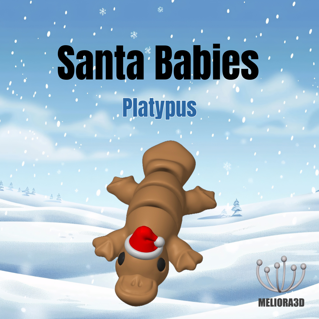 M3D - Baby Santa Platypus STL Model