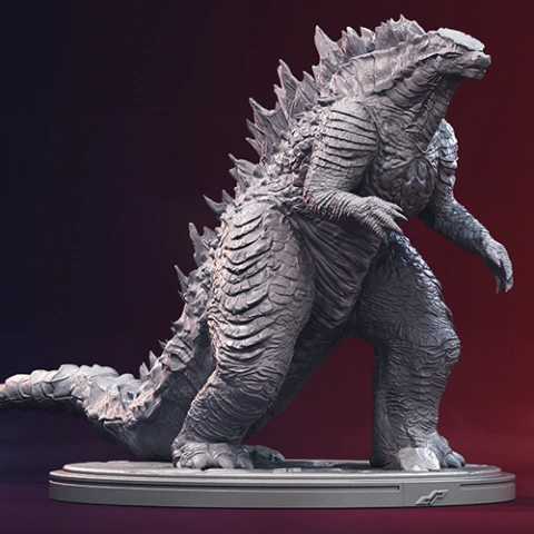 Godzilla 2014\u00a03D Printer Files | Assembly STL Model